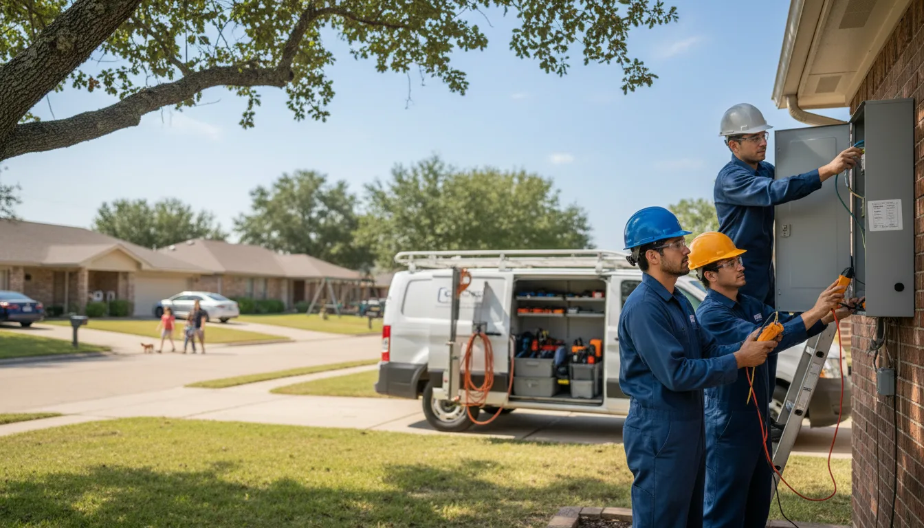 Certified electrician providing emergency electrical services in New England, ND